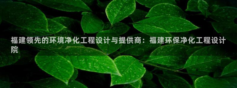 亿万先生官方网站客户端下载安装最新版：福建领先的环境净化工程设计与提供商：福建环保净化工程设计
院