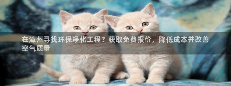 亿万先生游戏：在漳州寻找环保净化工程？获取免费报价，降低成本并改善
空气质量