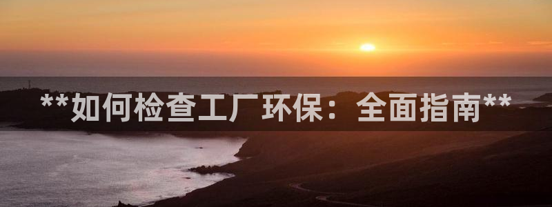 亿万先生客户端官网下载：**如何检查工厂环保：全面指南**