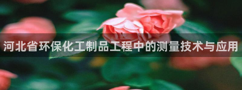 亿万先生客户端下载安装：河北省环保化工制品工程中的测量技术与应用