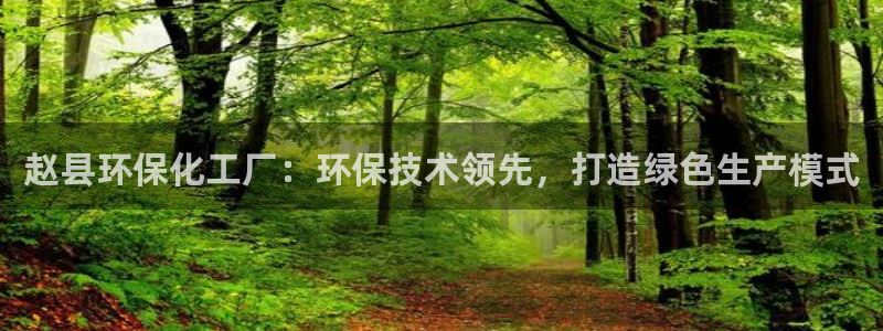 亿万先生mr网址：赵县环保化工厂：环保技术领先，打造绿色生产模式