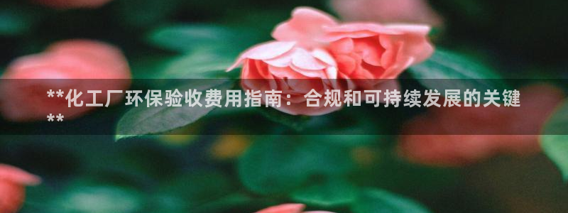 亿万个世界 科幻简介：**化工厂环保验收费用指南：合规和可持续发展的关键
**